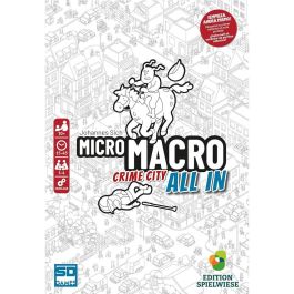 SD GAMES Micro Macro All In Español Juego de Mesa de Detectives, 1-4 Jugadores, +10 Años