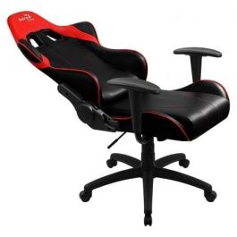 SILLA GAMER AEROCOOL AC100 AIR RED - MARCO DE METAL - RESPALDO AJUSTABLE - TECNOLOGÍA AIR - PISTON GAS CLASE 3 - HASTA 150KG