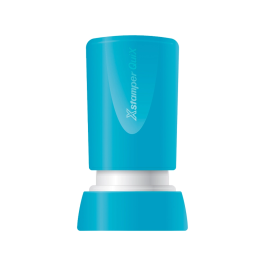 X'stamper Sello Quix Personalizable Redondo Color Rojo Diámetro 14 mm Q-32