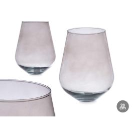 Jarrón de Cristal en Forma de Vaso, 28 cm Gris - Giftdecor Precio: 8.88999947. SKU: B13TFJCNKA