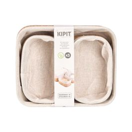 Set 3 Organizadores de Bambú Blanco Kipit - 25x9x20 cm y 17x11x8 cm (12 Unidades) Set 3 Organizadores de Bambú Blanco Kipit - 25x9x20 cm y 17x11x8 cm (12 Unidades)