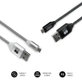 Subblim Cable USB A Micro USB 1m (2.4A) Pack 2 Unidades SUB-CAB-1MU001 Negro/Plata Carga Rápida Precio: 12.99607155. SKU: B145FG4TWT