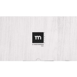 La Mediterranea Vajilla 12 Piezas Redonda Opal "Whom" con Platos de 26.5 cm y 23 cm (2 Unidades)