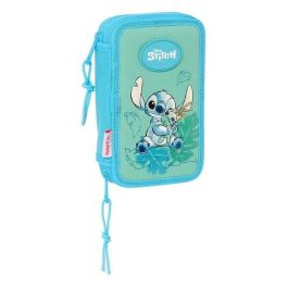 Plumier Escolar Safta Doble Pequeño 28 Piezas Stitch Aloha 195x125x40 mm