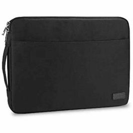 Subblim SUB-LS-0PS0101 Funda Urban Sleeve para Portátil hasta 15.6" Negra Acolchada, Resistente a Líquidos con Bolsillo