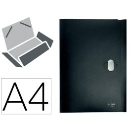 Carpeta Leitz Recycle Gomas Tres Solapas Din A4 Polipropileno Negro Precio: 5.59000035. SKU: B17ATJ2TJG