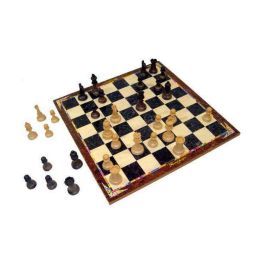 Tablero de madera 3 en 1 con accesorios (parchís, ajedrez y damas) Precio: 9.5000004. SKU: S2424766
