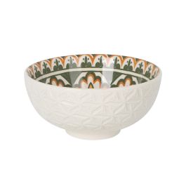 La Mediterranea Bol Aperitivo Japonés Ø15.3 x 7.2 cm con 6 Diseños Relieve "Kaito" Cerámica (18 Unidades)