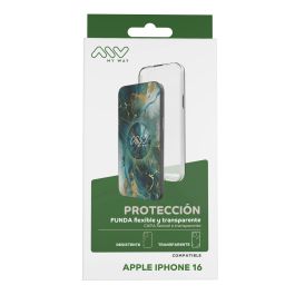 Myway Carcasa Transparente para Apple iPhone 16 - TPU, Protección contra golpes