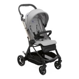 Chicco CHI8058664158256 Cochecito compacto urbano One4Ever Silverleaf Unisex, apto desde el nacimiento, color gris.