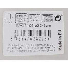 Fuente Redonda Ivar Nordic Brillo Ø32 cm - Inde (6 Unidades) Fuente Redonda Ivar Nordic Brillo Ø32 cm - Inde (6 Unidades)
