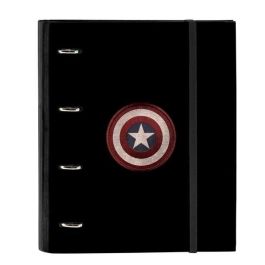 Carpeta Con Recambio Safta Din A4 Tapa Forrada 100 H 60 gr Cuadro 5 mm Capitan America Teen 270x35x320 mm Carpeta Con Recambio Safta Din A4 Tapa Forrada 100 H 60 gr Cuadro 5 mm Capitan America Teen 270x35x320 mm