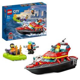 Juego de construccion lancha de rescate de bomberos lego city Juego de construccion lancha de rescate de bomberos lego city
