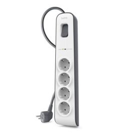 Belkin Regleta de Protección contra Sobretensiones con 4 Tomas, Botón de Apagado/Encendido, Cable de 2 Metros, Color Blanco-Gris Precio: 17.5000001. SKU: B1C8YTMX6M