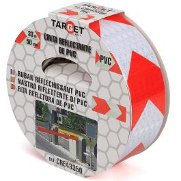 TARGET Cinta Adhesiva Reflectante Flecha Blanca/Roja 33M x 50mm Precio: 27.50000033. SKU: B1BC874GMD