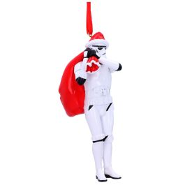 NEMESIS NOW Adorno Navidad Star Wars Stormtrooper Saco Santa 13cm Poliresina Pintado a Mano