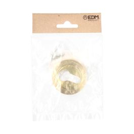 Edm Bocallave pera 707 Ø50 mm aluminio latón satinado Edm Bocallave pera 707 Ø50 mm aluminio latón satinado