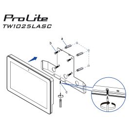 iiyama ProLite TW1025LASC-B3PNR Monitor táctil de 10.1" (25.6 cm) IPS, 1280 x 800 WXGA 16:10, 450 cd/m², 10 puntos táctiles, Wi-Fi, Bluetooth 5.2, Negro