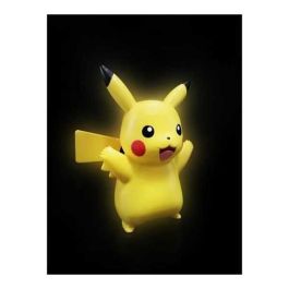 Teknofun Lámpara LED Inalámbrica Pokémon Pikachu 25cm, 2 Posiciones de Luz, USB, Pila AAA (No Incluida)
