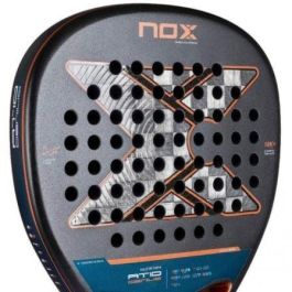 NOX PAD AT10 LG AT18 25 Pala de Pádel AT10 Luxury Genius Attack 18K 2025 Agustin Tapia - Formato Diamante Carbono 18K MLD Black Eva
