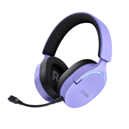 Trust Auriculares Gaming Inalámbricos GXT 491P Fayzo Doble Conexión 2.4GHz y Bluetooth Morado 25305