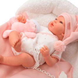 Muñecas Arias Muñeca Reborn Ariel Rosa de 40 cm, Incluye Cojín y Peluche. Regalo Ideal para Niños y Niñas desde 3 años. Muñecas Arias Muñeca Reborn Ariel Rosa de 40 cm, Incluye Cojín y Peluche. Regalo Ideal para Niños y Niñas desde 3 años.