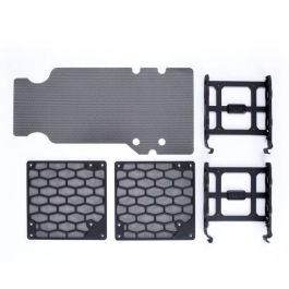 Fractal Design FD-CA-FOCUS-BK-W Caja PC Midi Tower Negra con Ventana Lateral y Ventiladores Frontales Iluminados en Blanco