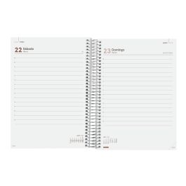 Finocam Agenda Anual Year Espiral E10-155x212 mm 1Dp Rojo 2025