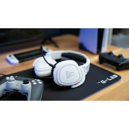 The G-Lab THE3760162066944 Casco de juego RGB Blanco - Compatible con PC, PS4, Xbox One