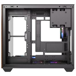 Antec CX800 Midi Tower PC Negro/Madera con Ventana Lateral y Ventiladores Preinstalados (2x 120mm Laterales, 1x 120mm Trasero)