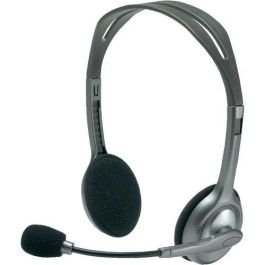 Logitech H110 Auriculares Estéreo con Micrófono Flexible giratorio, Conexión Jack 3.5mm para PC, Móvil, Tablet, Diadema Ajustable Precio: 11.49999972. SKU: S0201535