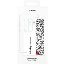 Samsung EF-MS938 Flipsuit Case para Galaxy S25 Ultra, funda protectora de fácil aplicación, multicolor y blanco