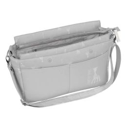 Safta Bolso Adaptable para Carrito de Bebé, Reversible y Repelente, Sophie la Girafe Mum, 46x26x15 cm