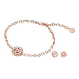Conjunto Pulsera y Pendientes Michael Kors FASHION SPECIAL PACK BRACELET + EARRINGS Oro Rosa Precio: 137.50000044. SKU: B1B4EPV9W7