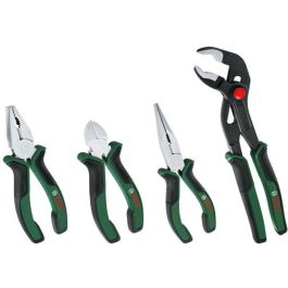 Bosch BOS4053423252255 - Juego de 4 Alicates Universales: Corte Diagonal Preciso, Punta Larga, Agarre Múltiple y Diseño Duradero Precio: 54.68999987. SKU: B18GTF7CZA