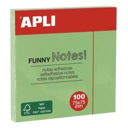 Notas Adhesivas Apli 75X75 100H Pastel Verde 12 unidades Precio: 9.98999958. SKU: B1G5DQHEWV