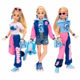 JAKKS PACIFIC Muñeca Fashion Doll Universitaria Stitch Disney ily 4Ever 25cm +6 años 13 puntos de articulación