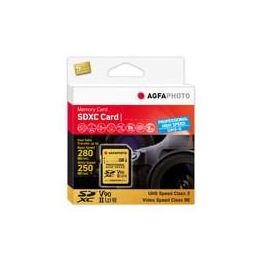 AgfaPhoto Tarjeta SDXC UHS-II 128GB Profesional High Speed U3 V90 para Fotografía y Video 4K/8K Precio: 145.50000014. SKU: B18V9KACXY