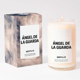 Govalis Vela Angel De La Guarda 500 gr. Fragancia Aromática con Notas de Bergamota, Flor de Loto y Heno para Paz y Protección. Precio: 25.4999998. SKU: S4517143