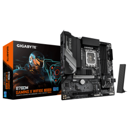 GIGABYTE Placa Base B760M GAMING X WIFI6E GEN5 Intel B760 LGA 1700 DDR5 Micro ATX para PC Gaming