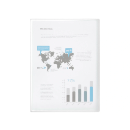 Liderpapel Carpeta Escaparate 47484 10 Fundas Polipropileno Traslúcida DIN A4 Transparente