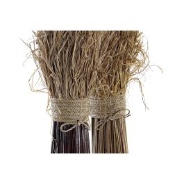 DKD Home Decor Ramo Balines Natural Negro Fibra 27 x 67 x 27 cm (2 Unidades)