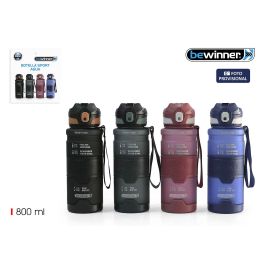 Bewinner Botella de Agua Deportiva 800 ml Plástico Reutilizable para Gimnasio Senderismo Ciclismo Viaje Antigoteo (12 Unidades) Precio: 55.78999998. SKU: B17XM9BAA8