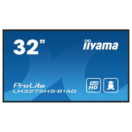 Iiyama ProLite LH3275HS-B1AG - Monitor Digital Android 11 de 32" Full HD IPS Panel 500 cd/m², Orientación Horizontal/Vertical, 24/7, Wi-Fi, LAN, HDMI, DisplayPort, USB