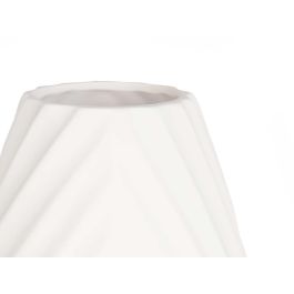 Giftdecor Jarrón Cerámica Raya Diagonal 41 cm Blanco (2 Unidades) Giftdecor Jarrón Cerámica Raya Diagonal 41 cm Blanco (2 Unidades)