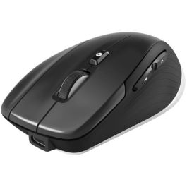 3Dconnexion CadMouse Compact Wireless para Oficina, Óptico 7200 DPI, RF Wireless + Bluetooth + USB-C, Negro