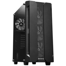 Chieftec Caja Gaming GS-01B-OP Torre ATX Micro ATX Mini-ITX Negra con Vidrio Templado e Iluminación RGB