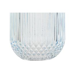 DKD Home Decor Jarron Azul Cristal 15 x 36 x 15 cm (6 Unidades)