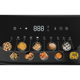 Little Balance Crousty light XL Freidora Dietética 7 L 1600 W 10 Programas Negra