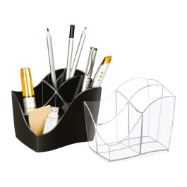 Organizador Sobremesa Cep Gama Ellypse Greenspirit Plastico Negro 118x89x98 mm